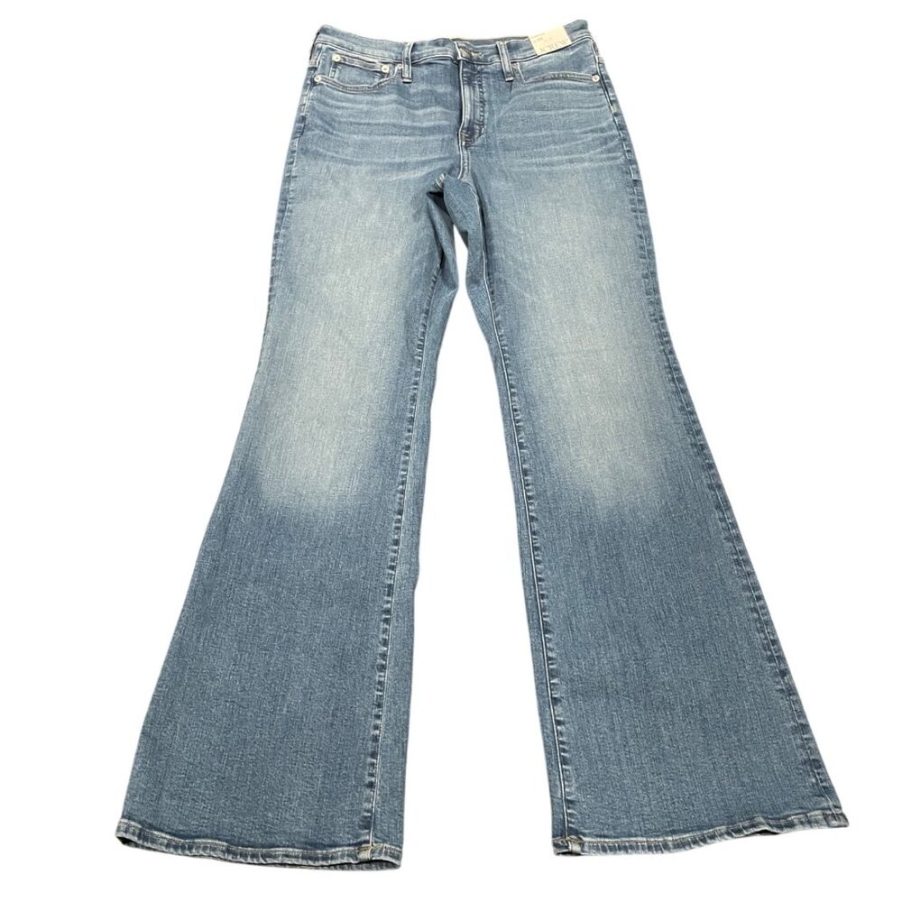 NWT J.Crew Womens Sz 30 High-Rise Bootcut Jean in 2003 Super-Stretch Flared 33"L - Picture 3 of 11